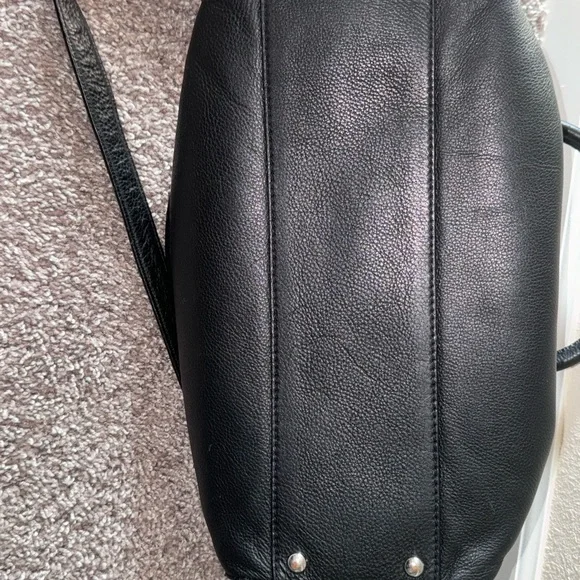 Michael Kors Black and Silver Satchel with Classic Design